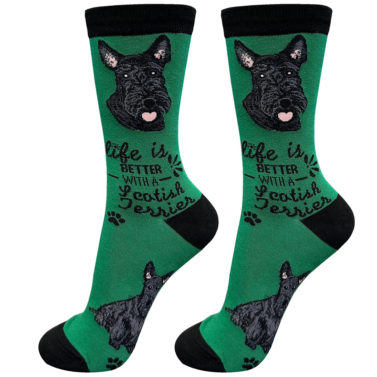 E&S Pets Pet Lover Socks - Dog Socks - Cat Socks - Fun Pet Lover Gifts - Cute Crew Socks - Unisex Novelty Socks - One Size Fits Most (Australian Cattle Dog)