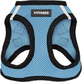 Voyager Step-in Air Dog Vest Harness - Baby Blue/Black Trim, Small