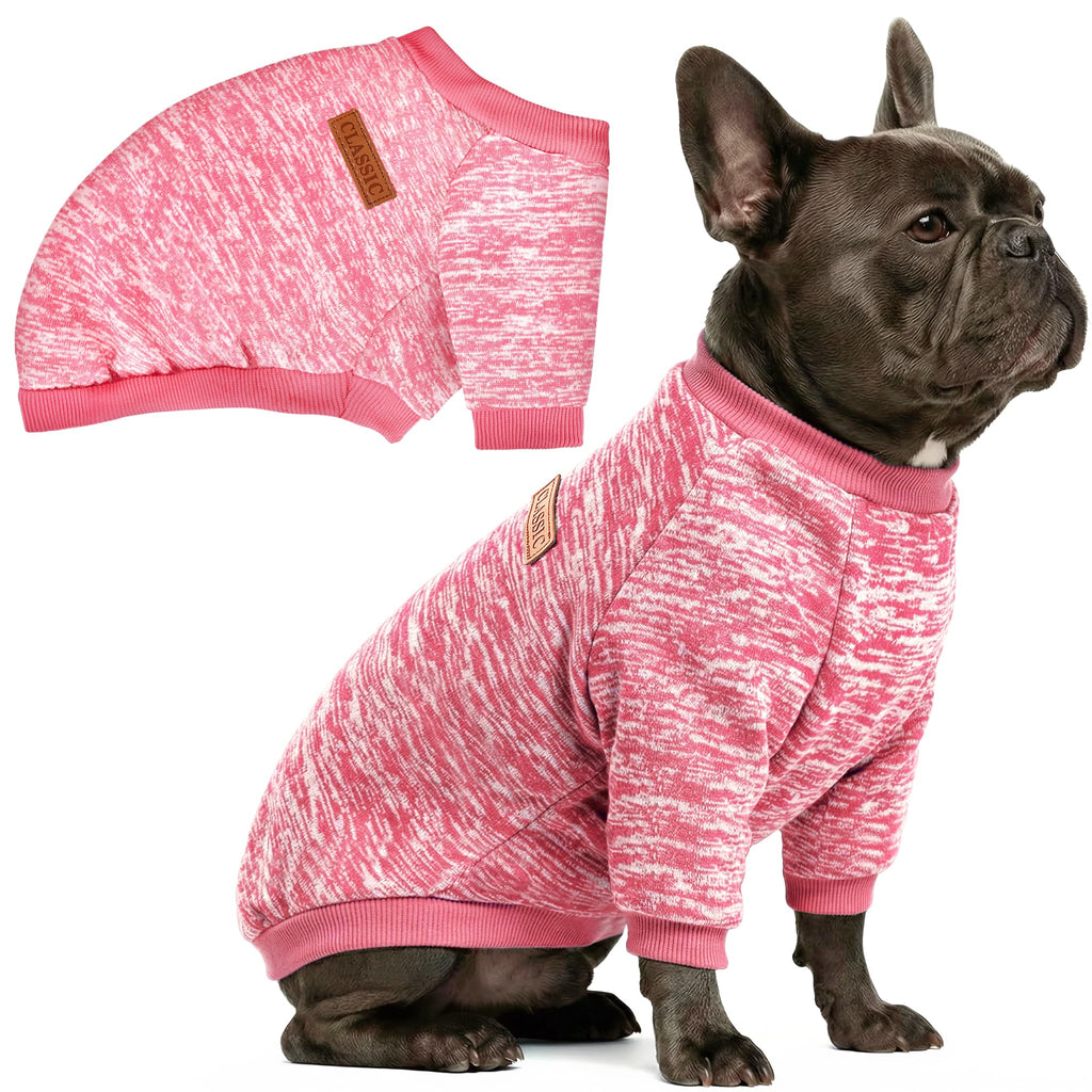 1 Pack Dog Sweaters for Small Dogs Girl Boy Winter Fleece Clothes Warm Soft Dog Sweatshirt Outfit for Dogs Cats Pet Apparel