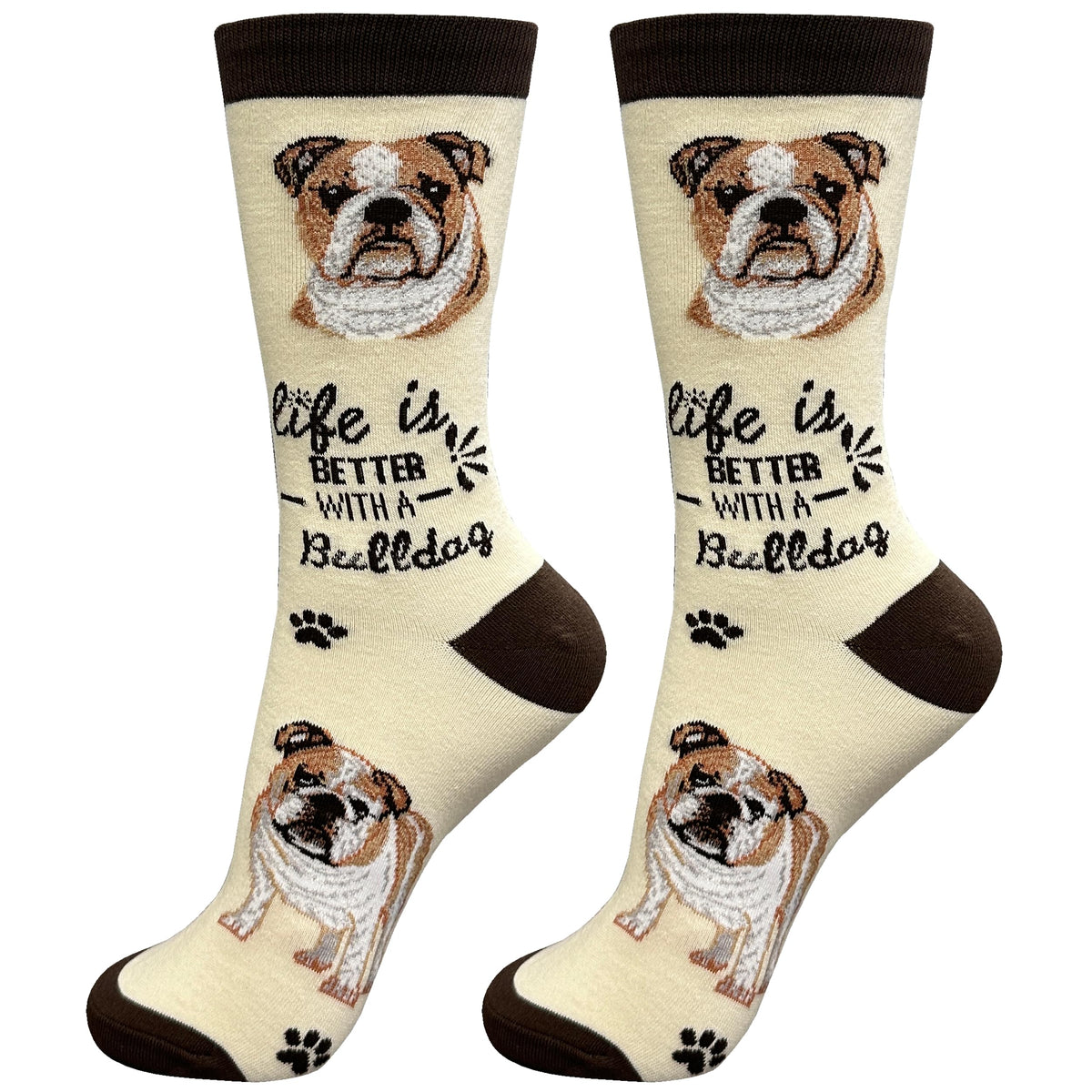 E&S Pets Pet Lover Socks - Dog Socks - Cat Socks - Fun Pet Lover Gifts - Cute Crew Socks - Unisex Novelty Socks - One Size Fits Most (Australian Cattle Dog)