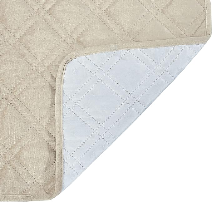 Brilliant Sunshine Premium Calming Dog Bed Mat, Silky Velvet, Removable Washable Cover, Cushion Protector and Couch Covers for Dogs, Pets, Cats, Small, Beige Natural