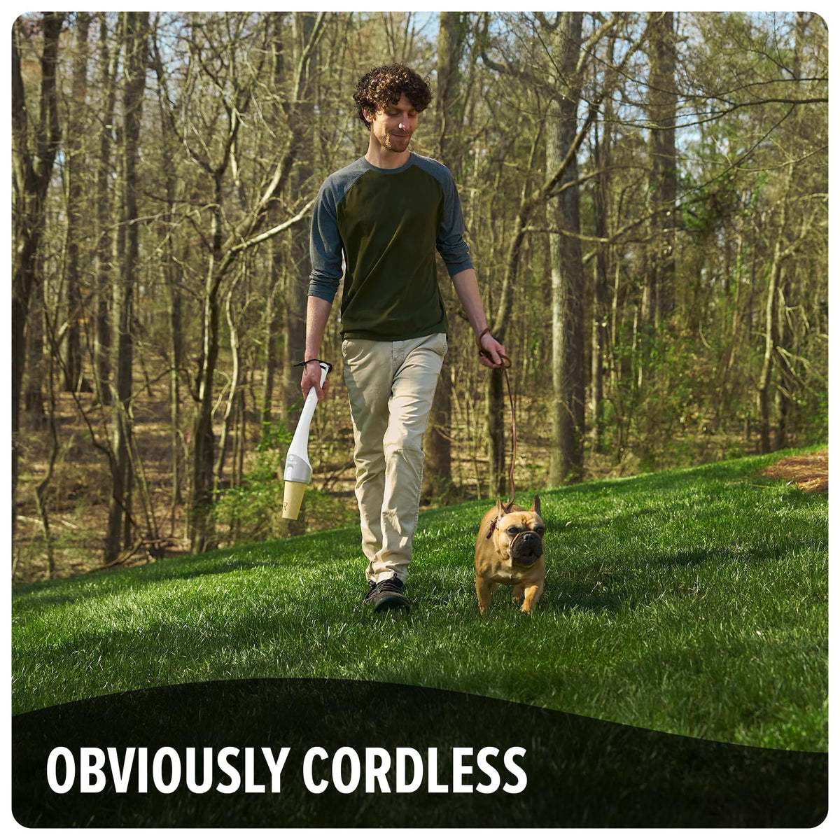 Dirt Devil Dogwalker Pet Waste Vacuum, Portable Handheld Vacuum, No-Contact Poop Scooper for Dogs, Ideal for Dogs up to 50 Pounds, Dog Poop Scooper for Yard Cleanup and Walks