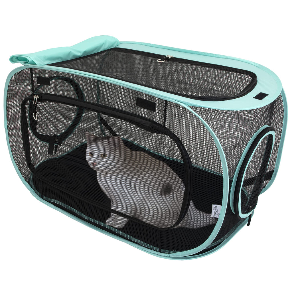 Kitty City Outdoor Catio Furniture and Play Kits for Cats, Outdoor Kennel