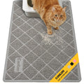 Conlun Cat Litter Mat Litter Trapping Mat, 30" x 20" Premium Durable PVC Grid Mesh with Scatter Control, Non-slip, Less Waste Cat Litter Box Mat, Soft on Kitty’s Paws, Urine Waterproof