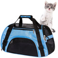 MuchL Pet Carrier Soft-Sided Carriers for Cat Carriers Dog Carrier for Small Medium Cats Dogs Puppies Pet Carrier Airline Approved Cat Dog Pet Travel Carrier (Small, Black)