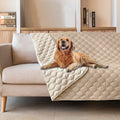 gogobunny Waterproof Pet Blanket for Bed, Washable Couch Cover for Dog Cat