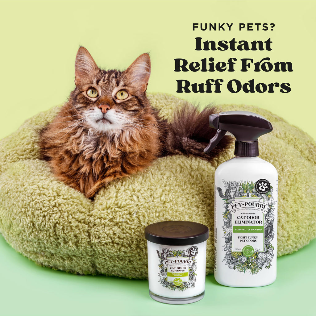 Pet-Pourri Smell Ya Litter Cat Litter Deodorizer Spray, Bamboo 10 Ml