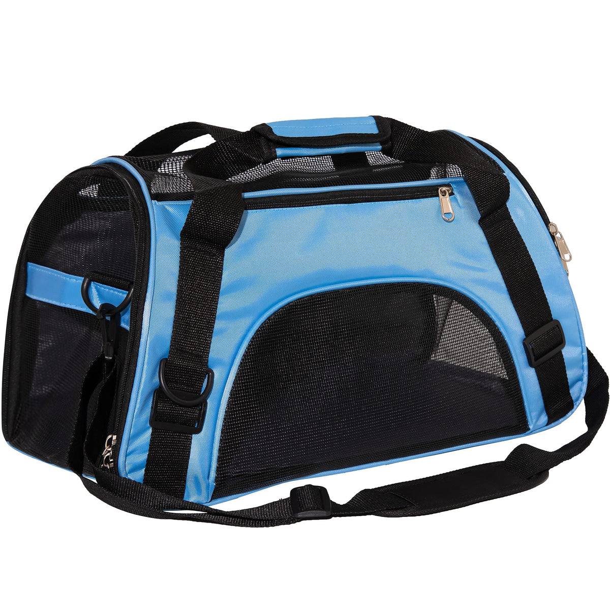 MuchL Pet Carrier Soft-Sided Carriers for Cat Carriers Dog Carrier for Small Medium Cats Dogs Puppies Pet Carrier Airline Approved Cat Dog Pet Travel Carrier (Small, Black)
