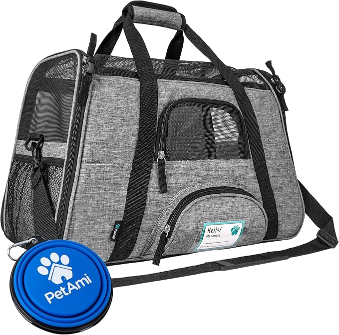 PetAmi Airline Approved Pet Carrier for Cats Small Dogs
