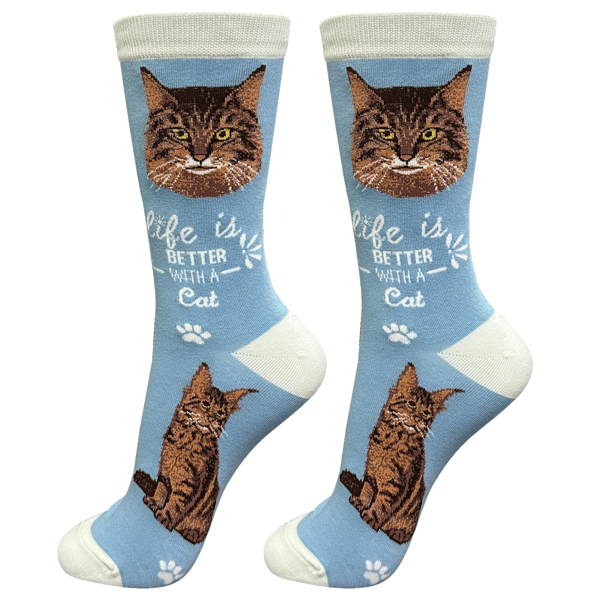 E&S Pets Pet Lover Socks - Dog Socks - Cat Socks - Fun Pet Lover Gifts - Cute Crew Socks - Unisex Novelty Socks - One Size Fits Most (Australian Cattle Dog)