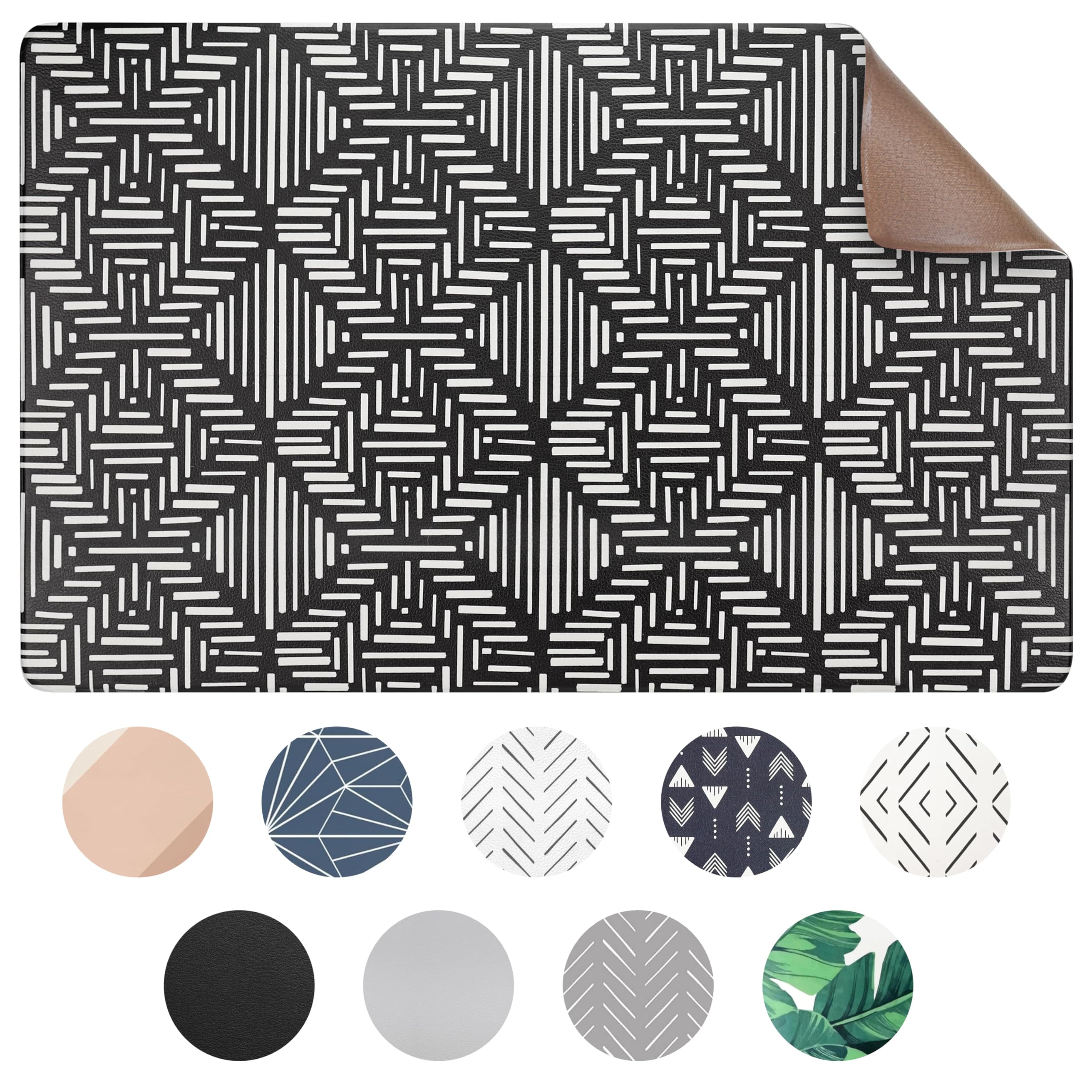 NALALAS Dog Mat for Food and Water, Cat Feeding Mat | Waterproof Dog Bowl Mat | Non-Slip Pet Food Mat for Floors | Pet Mats for Food and Water | Easy to Clean