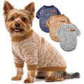 3 Pack Dog Sweaters for Small Dogs Girl Boy Winter Fleece Clothes Warm Soft Dog Sweatshirt Outfit for Dogs Cats Pet Apparel