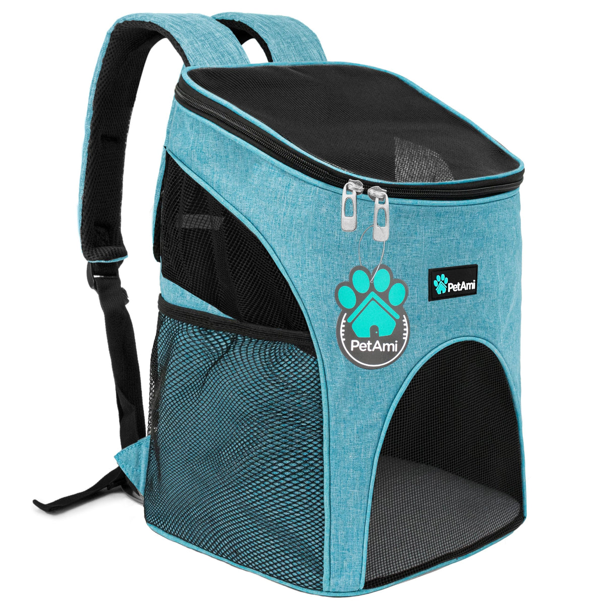 PetAmi Cat Backpack Carrier for Small Dogs and Large Cats, Airline Approved