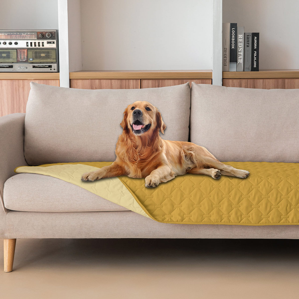 gogobunny Waterproof Blanket, Couch Covers for Dogs, Reversible Protector