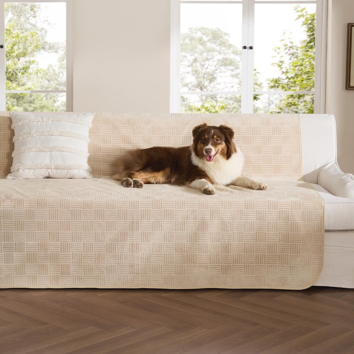 Bedsure Waterproof Couch Cover for Sofa and Dogs Quick Drying, 30x70IN