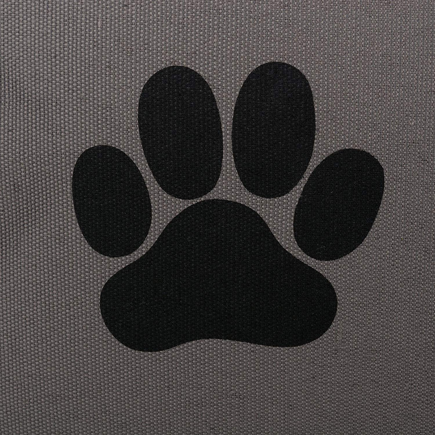 Bone Dry Pet Storage Collection Collapsible Bin, Small Rectangle, Gray