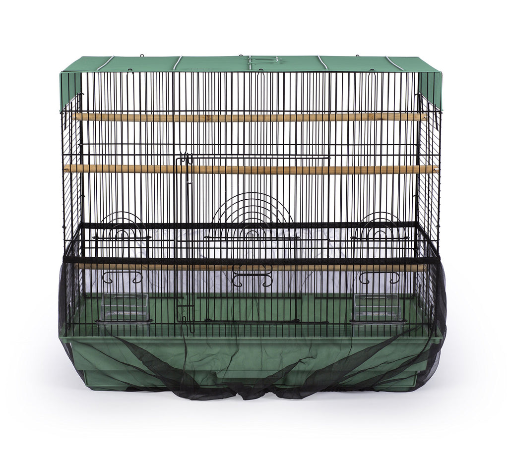 Prevue Pet Products 821B Mesh Bird Seed Catcher, Black, Medium/8"