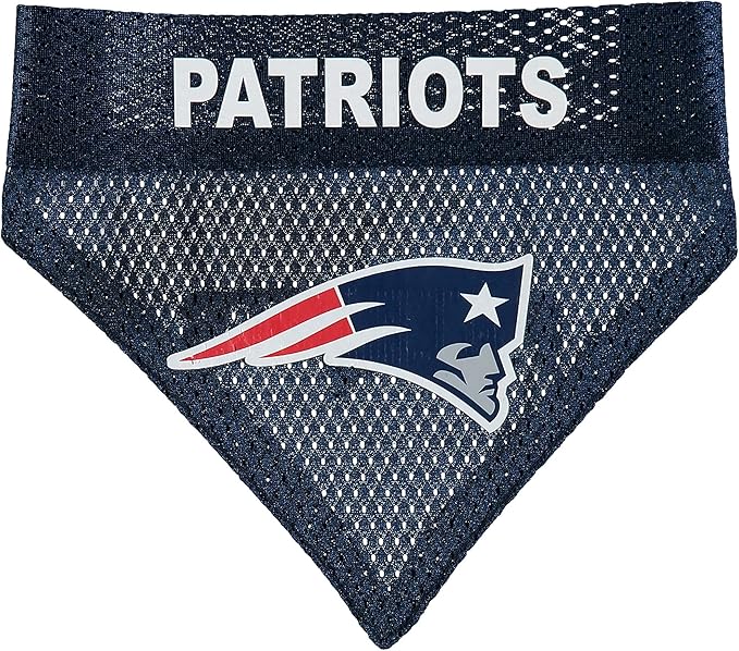 NFL DOG BANDANA - HOUSTON TEXANS REVERSIBLE PET BANDANA. 2 Sided Sports Bandana with a PREMIUM Embroidery TEAM LOGO, Large/X-Large. - 2 Sizes & 32 NFL Teams available