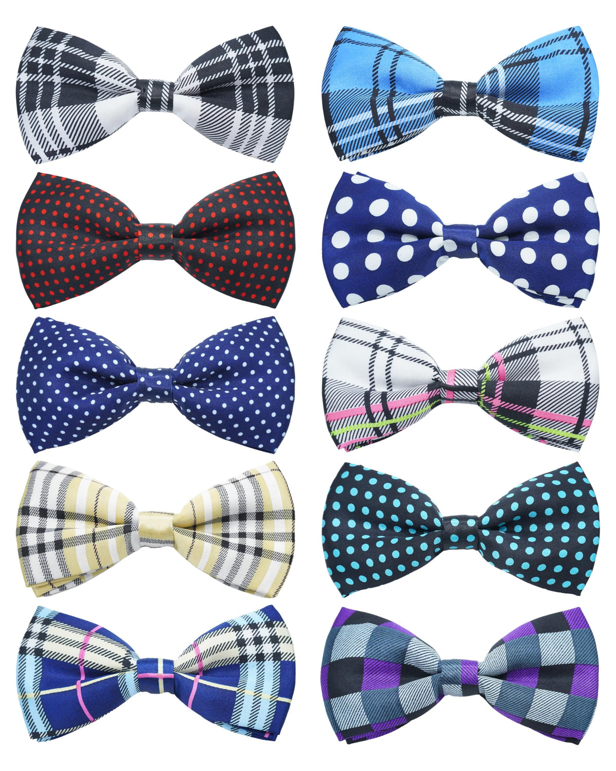 PET SHOW 5 Pack Happy Birthday Dog Bowties for Small Dogs Slide on Collar