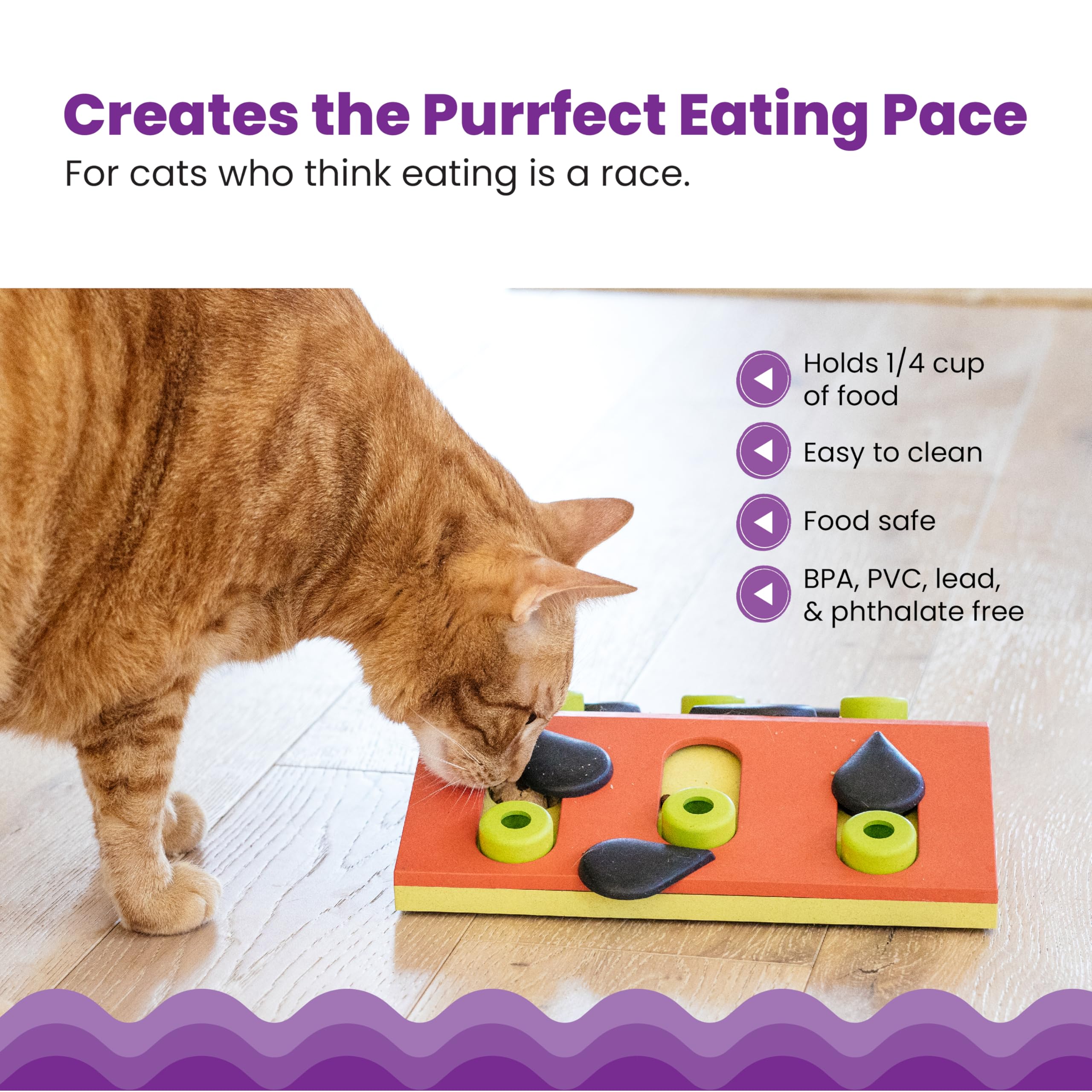 Catstages Nina Ottosson Melon Madness Puzzle & Play Cat Toy, 10.6"