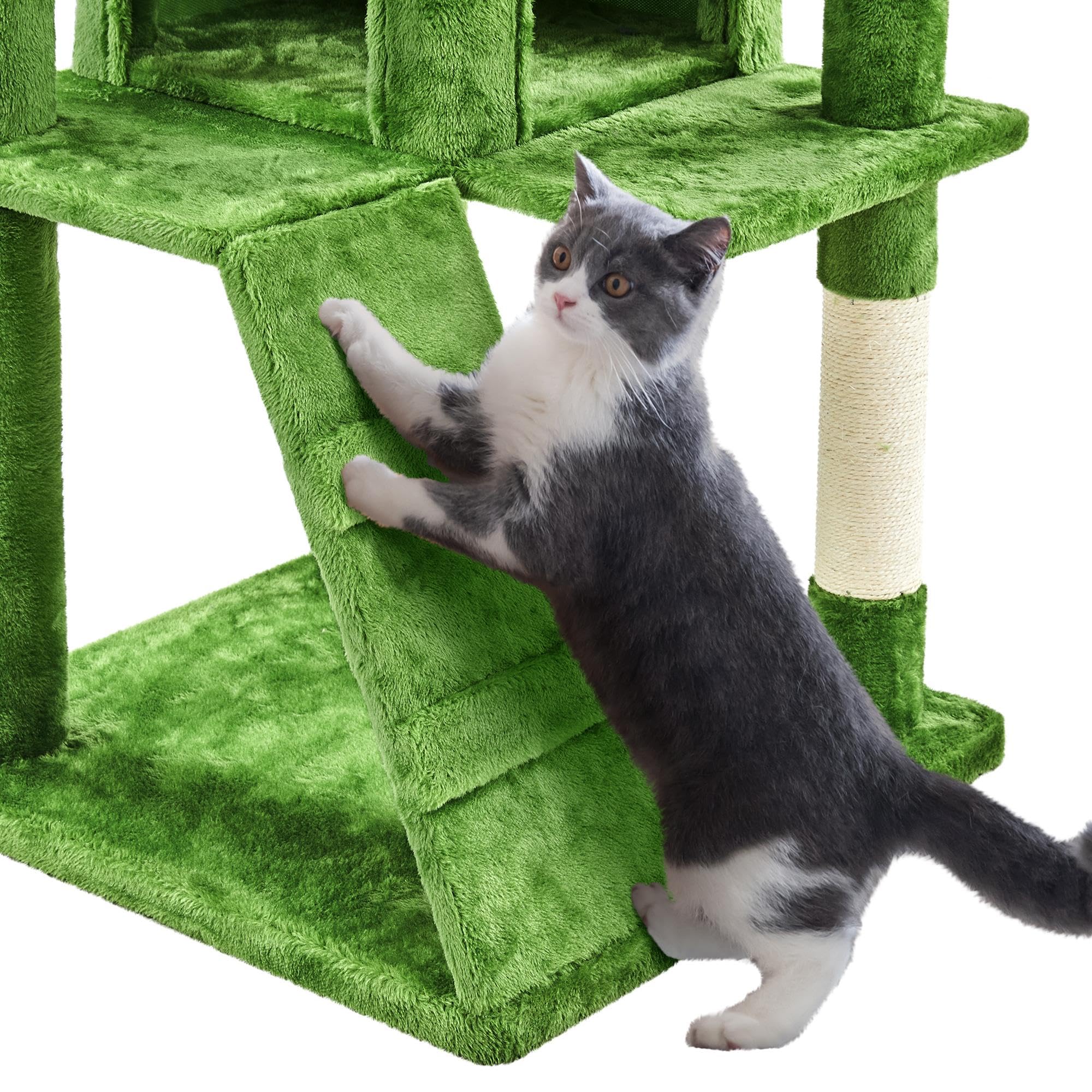 Yaheetech 70in Multi-Level Sturdy Cat Tree, Condo, Sisal Scratching Posts