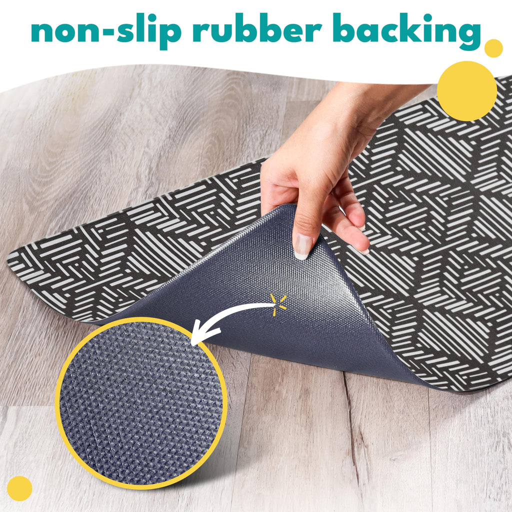 NALALAS Dog Mat for Food and Water, Cat Feeding Mat | Waterproof Dog Bowl Mat | Non-Slip Pet Food Mat for Floors | Pet Mats for Food and Water | Easy to Clean