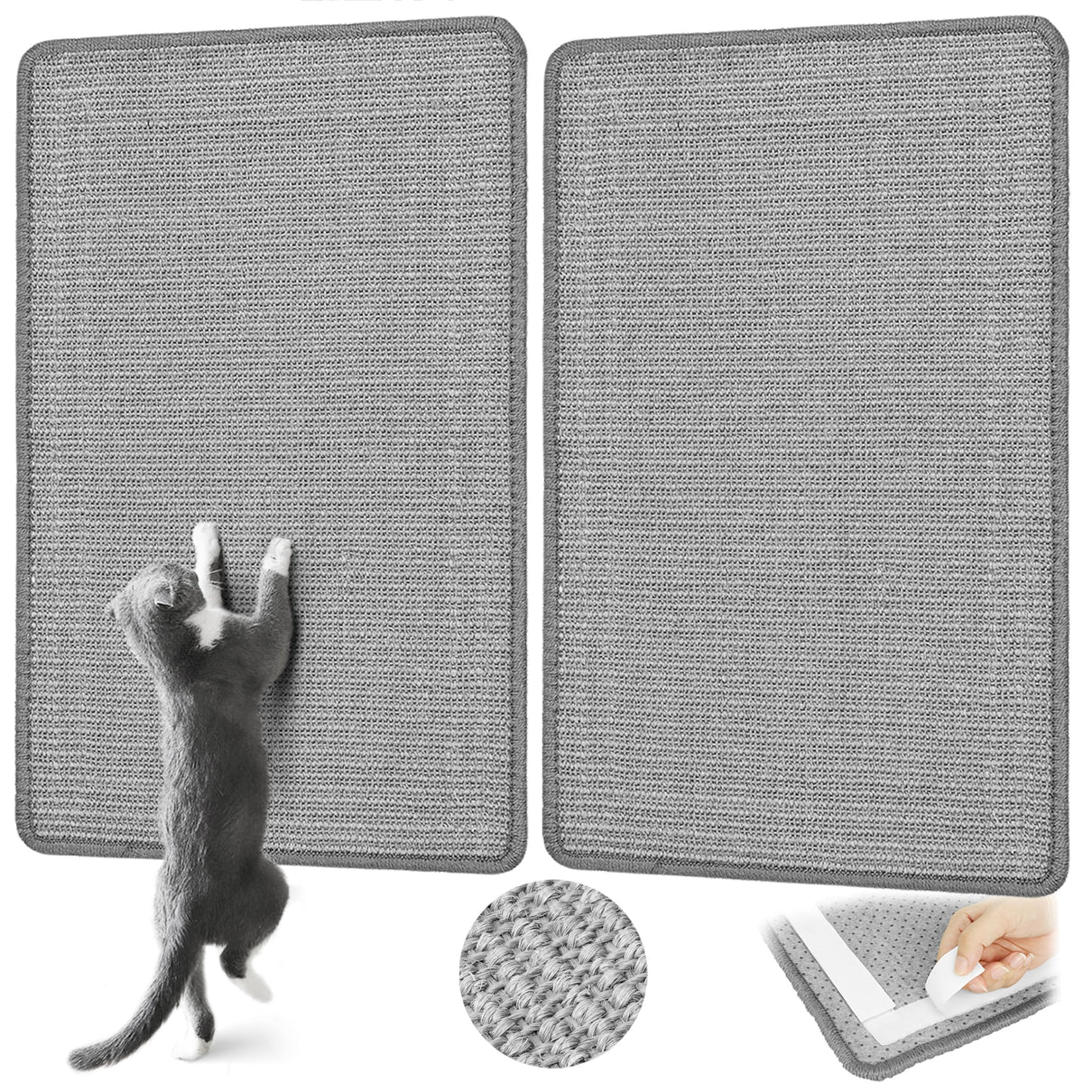Cat Scratch Furniture Protector Pad Sisal Mat for Couch Scratching Board