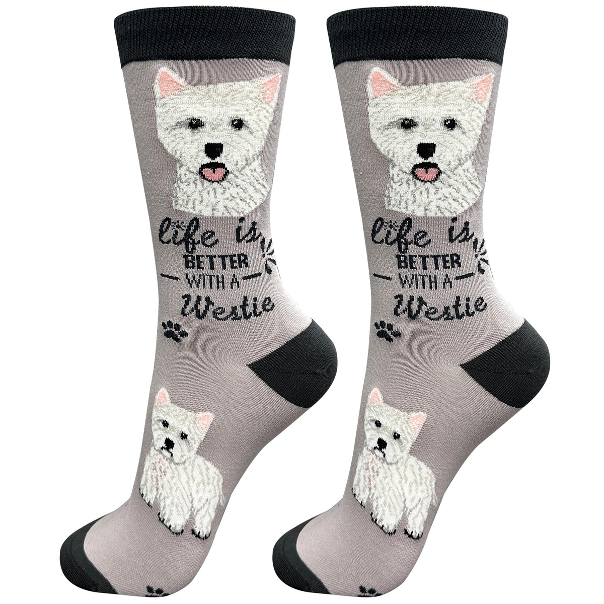 E&S Pets Pet Lover Socks - Dog Socks - Cat Socks - Fun Pet Lover Gifts - Cute Crew Socks - Unisex Novelty Socks - One Size Fits Most (Australian Cattle Dog)