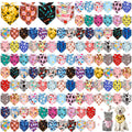 Amylove Halloween 120 Pcs Dog Bandana Bulk Pet Scarf Assorted, Cartoon