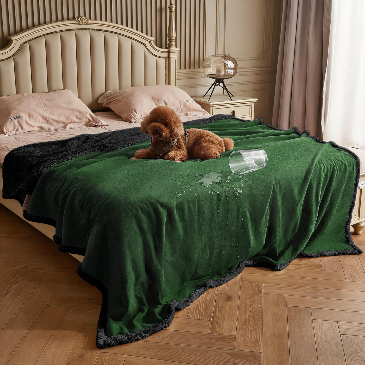 Kritter Planet Waterproof Reversible Pet Blanket for Dogs and Cats