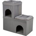 Trixie Harvey Cave - Cat Bed - Soft and Durable Cube House - Foldable Hideaway - Pet Condo for Indoor Cats and Small Dogs