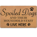 Funny Spoiled Dog Door Mats, Dog Mat for Home Outside Entryway