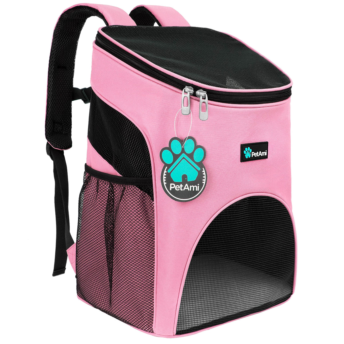 PetAmi Cat Backpack Carrier for Small Dogs and Large Cats, Airline Approved