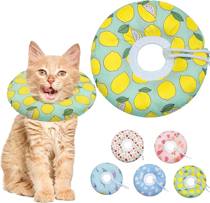 Seyezo Cat Cone Collar Soft, Adjustable Cat Recovery Cone