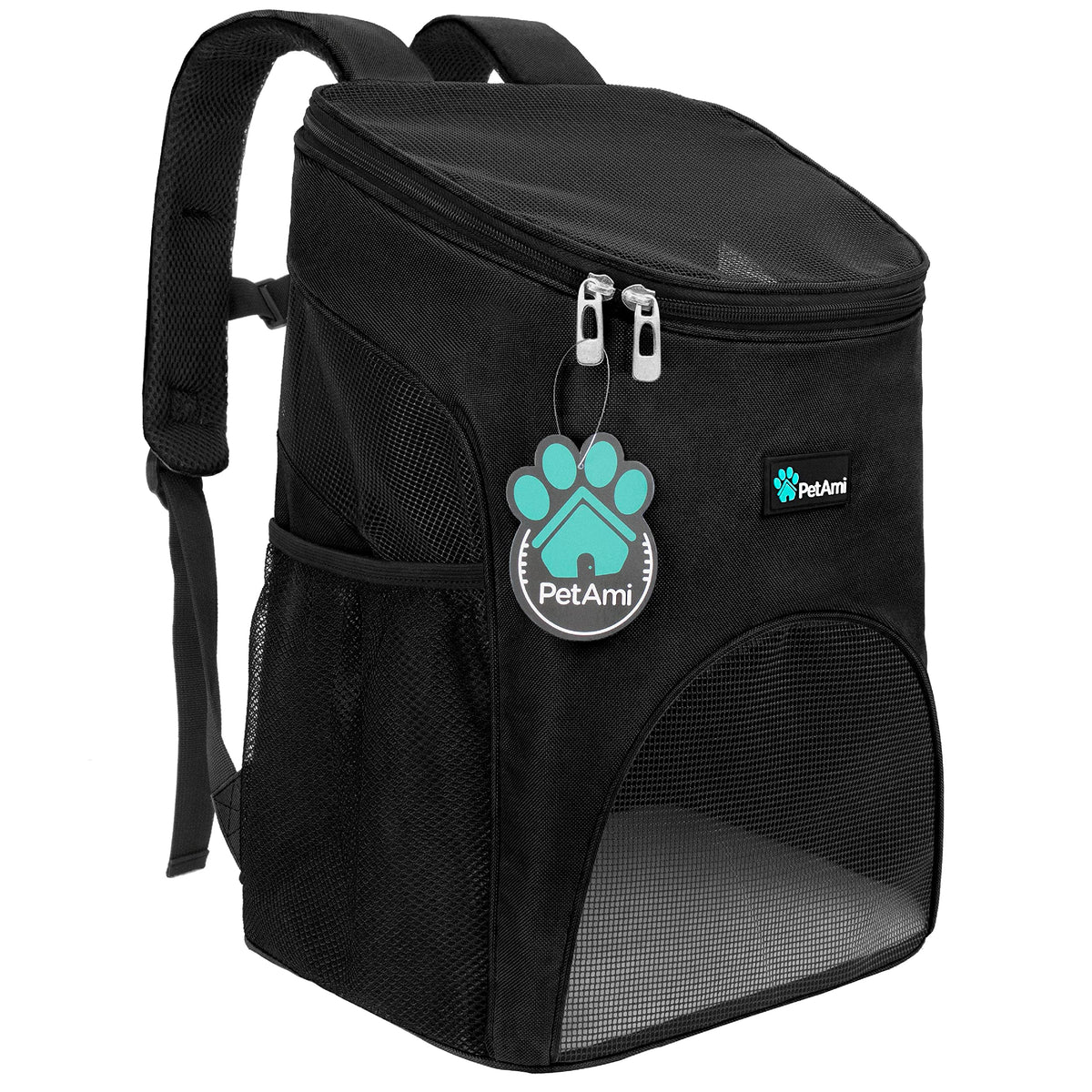 PetAmi Cat Backpack Carrier for Small Dogs and Large Cats, Airline Approved