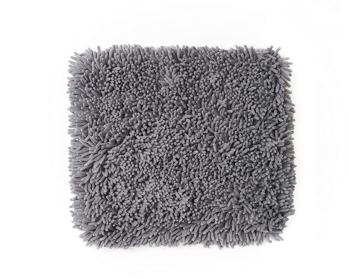 Pet Parents Forager Slow Feeder CAT and Dog Snuffle MAT and Feeding MAT, Forest Grey, Large