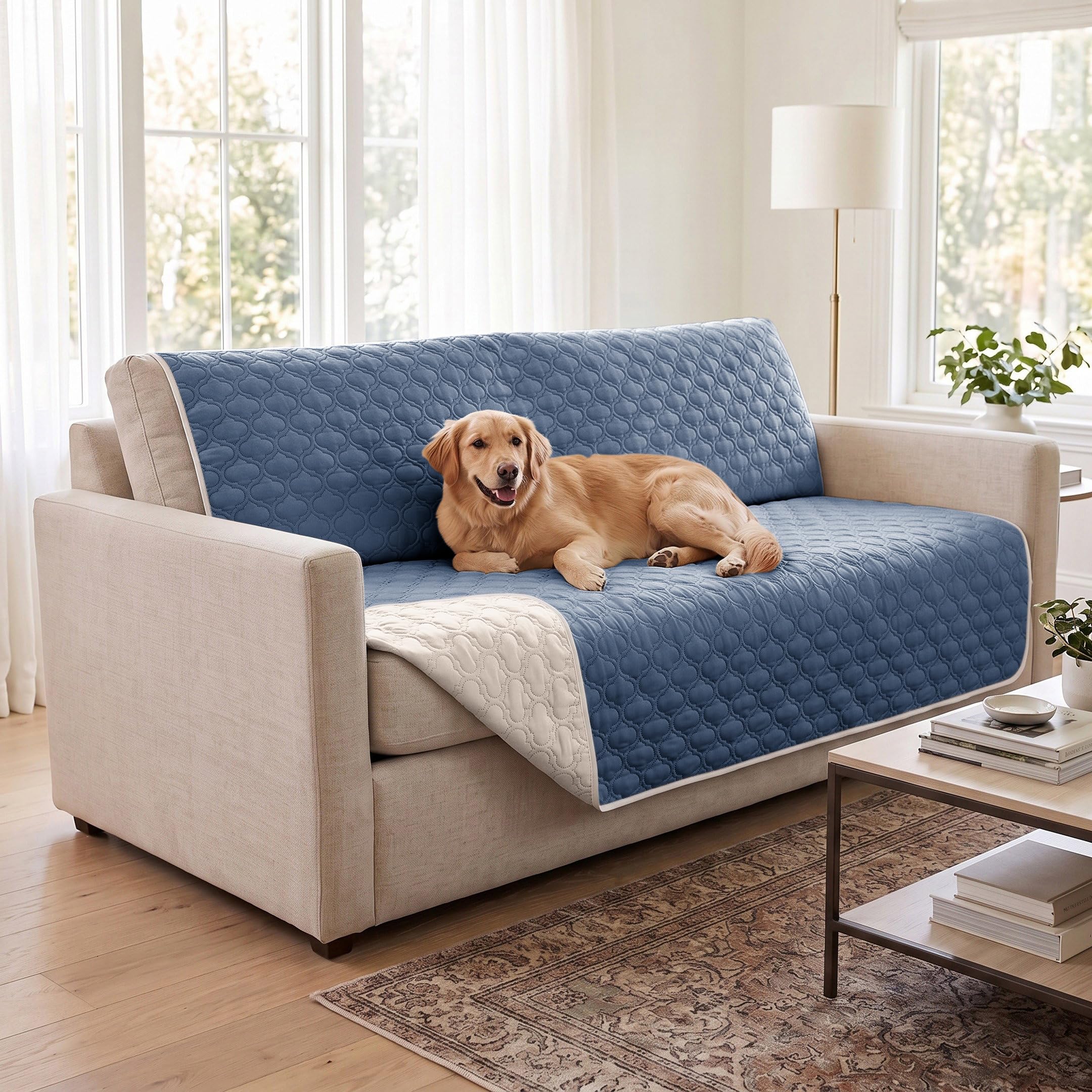 Bigbeer Waterproof Couch Cover - Washable Dog & Pet Furniture Protector
