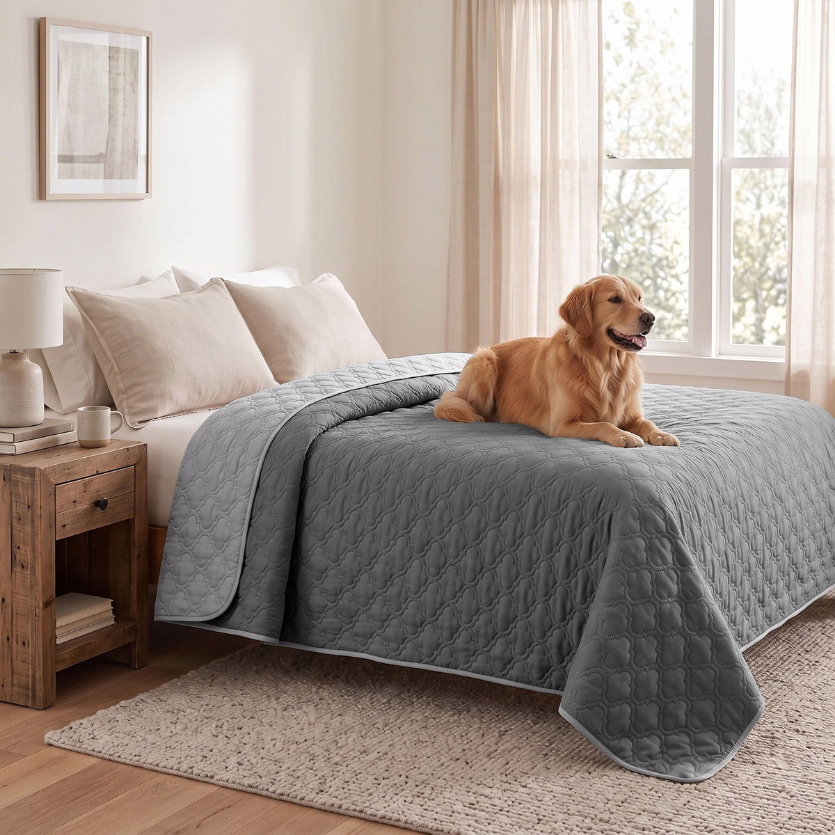 Bigbeer Waterproof Couch Cover - Washable Dog & Pet Furniture Protector