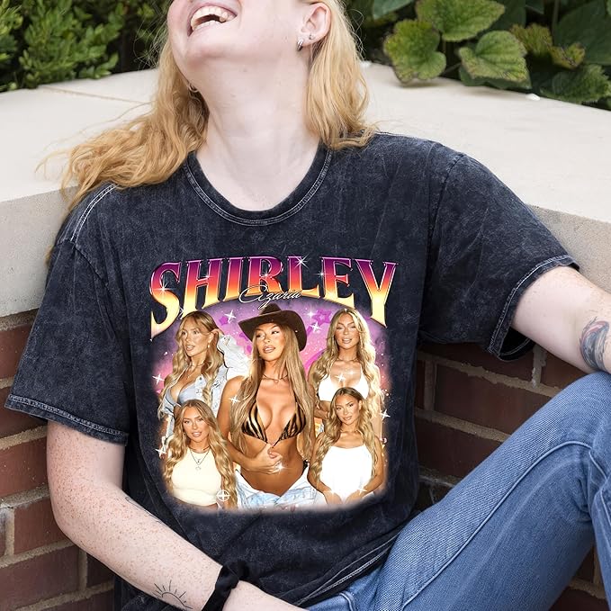 Tehg & Tuhg Custom T Shirts with Picture, Vintage Bootleg Rap Tee, Boyfriend Girlfriend, Unique Gift for Birthday Anniversary