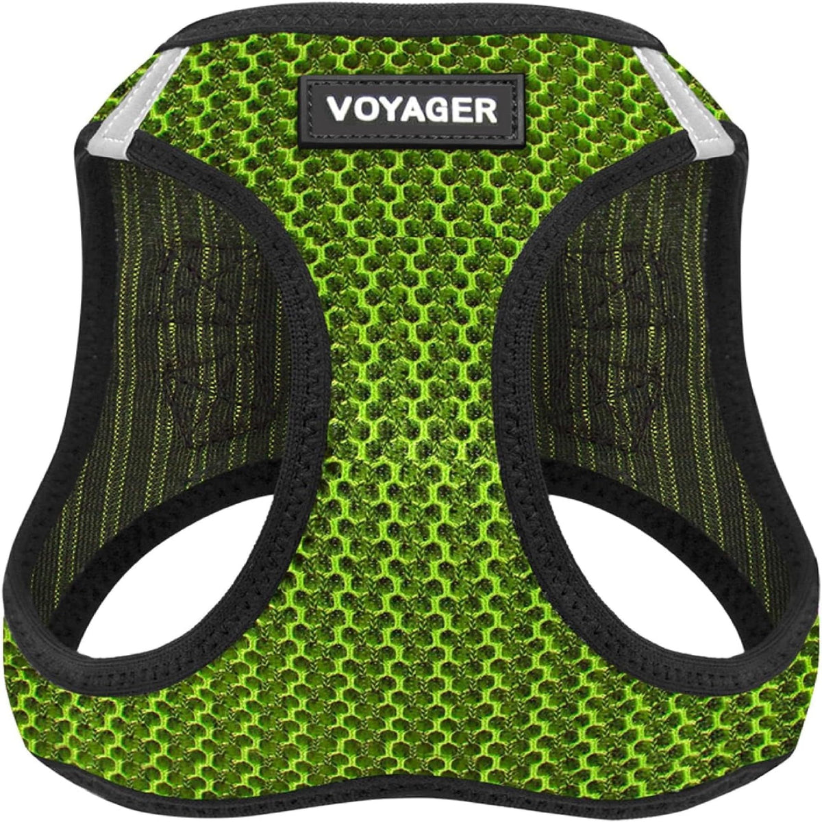 Voyager Step-in Air Dog Vest Harness - Black/Black Trim, Medium