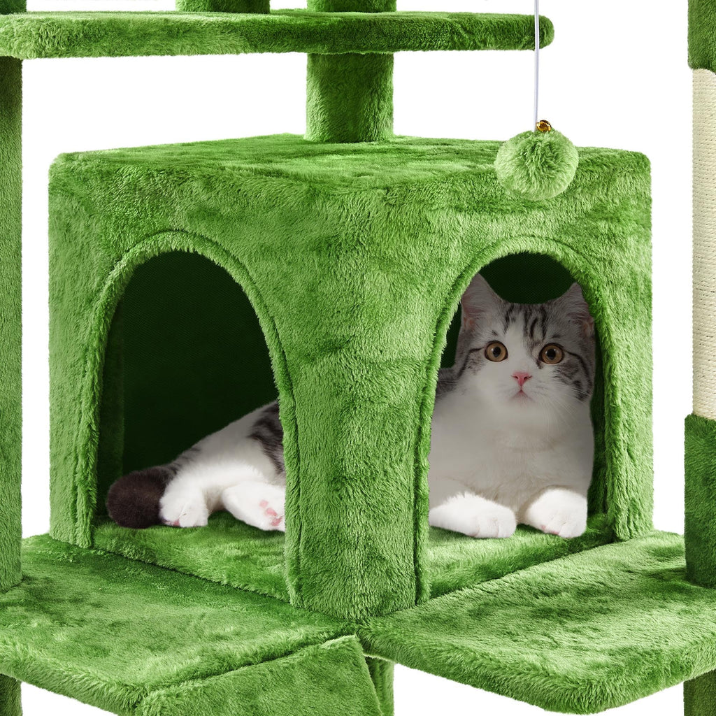 Yaheetech 70in Multi-Level Sturdy Cat Tree, Condo, Sisal Scratching Posts