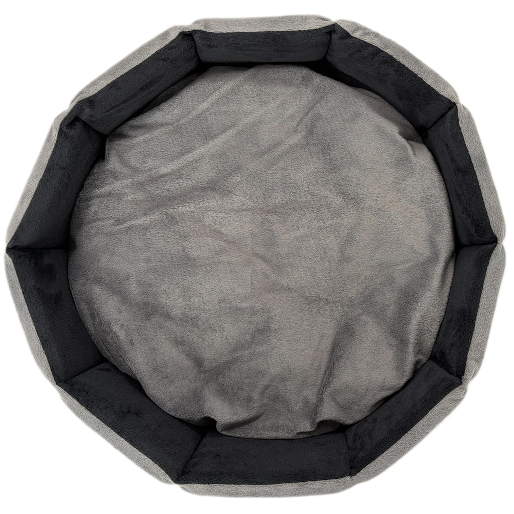 PJYuCien Orthopedic Memory Foam Round Pet Bed, 20", Gray