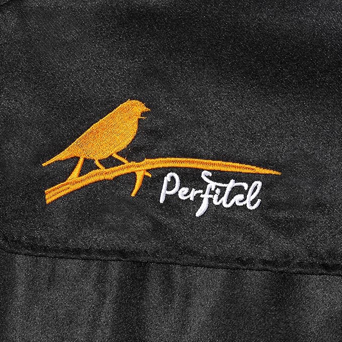 Perfitel Small Black Good Night Blackout Bird Cage Cover(18 x 14 x 40inch)