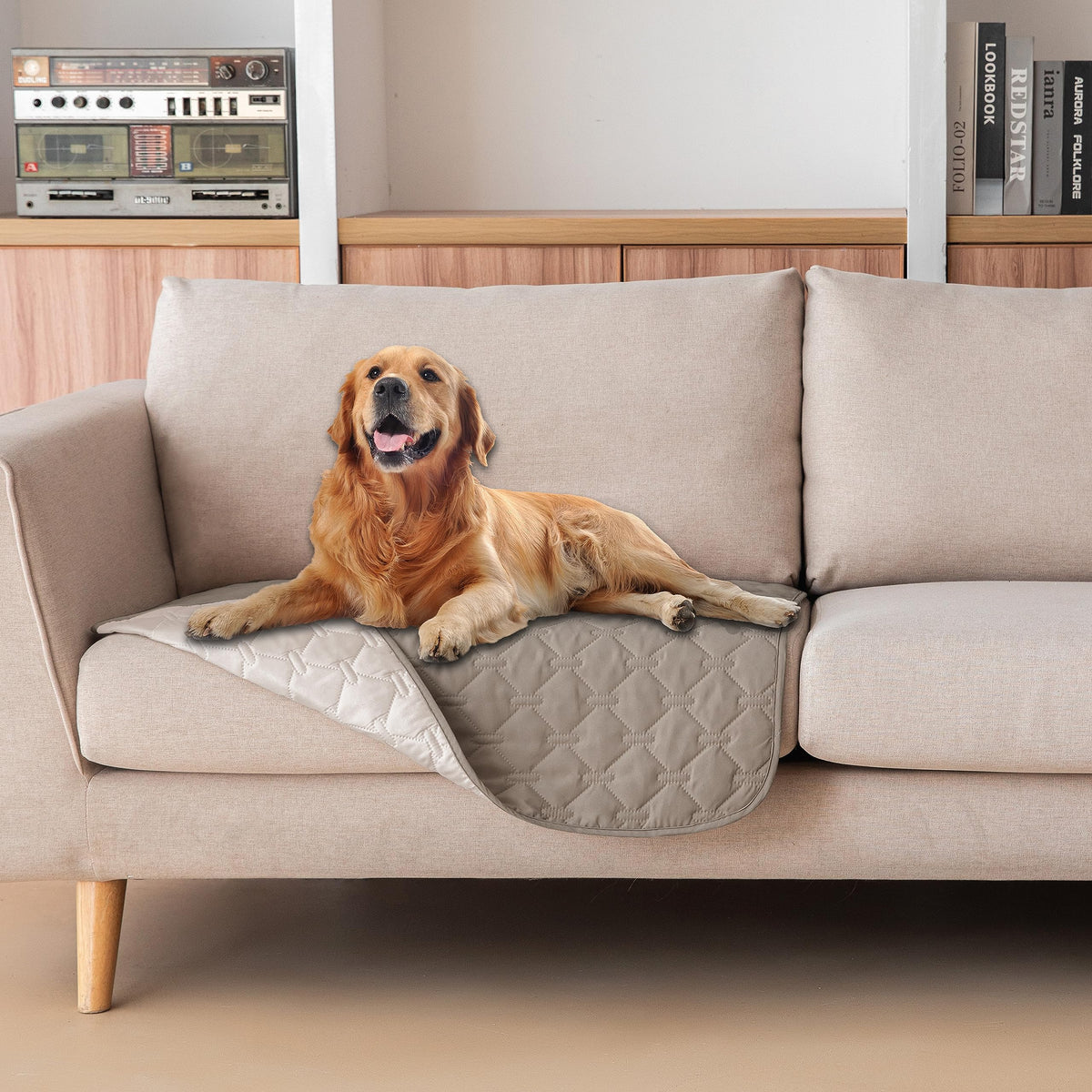 gogobunny Waterproof Armchair Covers for Pets, Anti Hair and Easy Care